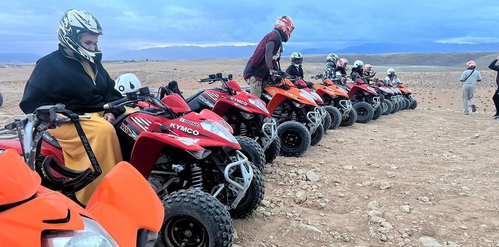 Quad Biking Agafay Desert